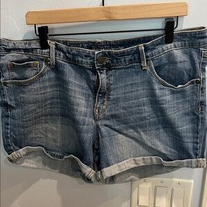 Stylish Blue Denim Jean Shorts